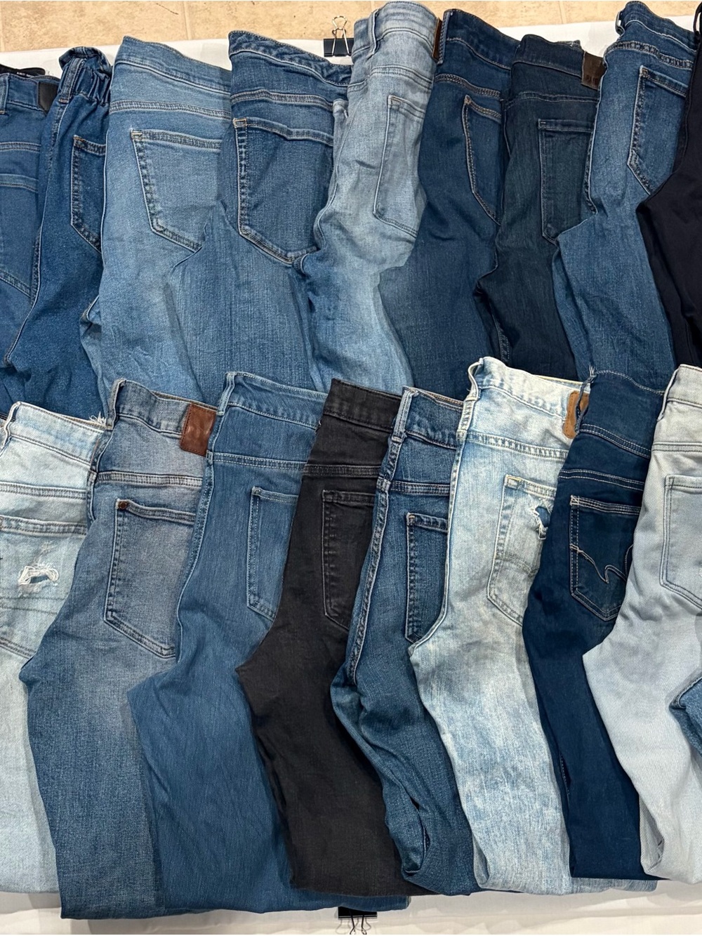 Source Unknown Men's Jeans Assorted Blue & Black Washes
